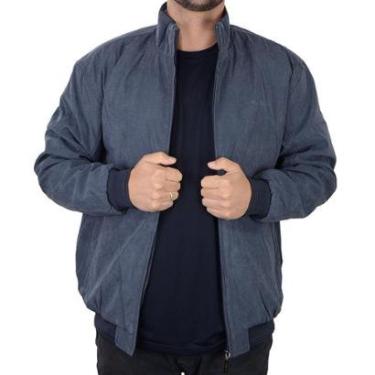Imagem de Jaqueta Masculina Pierre Cardin Toque Aveludado Navy - 16259-Masculino