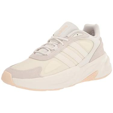 Imagem de adidas Tênis de corrida feminino Ozelle, Branco nuvem/branco nuvem/branco Ftwr, 40