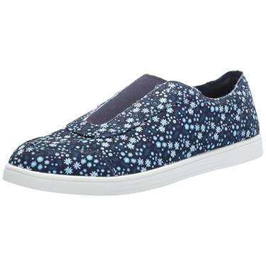 Imagem de Spenco Tênis feminino de lona Santa Maria, Floral azul-marinho, 6 Wide