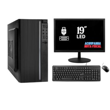 Imagem de COMPUTADOR PC COMPLETO INTEL 3ª GERAÇÃO 8GB RAM SSD 240GB MONITOR 19''