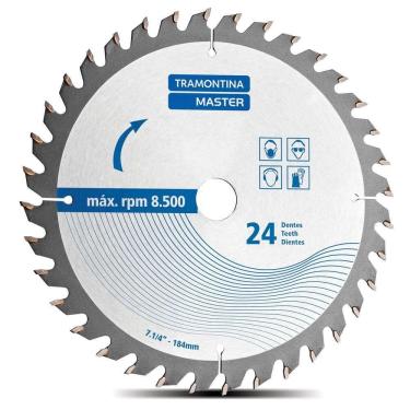 Imagem de Disco De Corte 7.1-4" 24 Dentes Tramontina Para Serra Circular