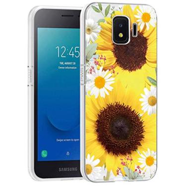 Imagem de Yodueiv Capa de celular para Galaxy J2 2019/Galaxy J2 Shine/J2 Pure/J2 Dash/J2 Core Capa para meninas e mulheres, capa protetora transparente de TPU macio transparente à prova de choque para Samsung