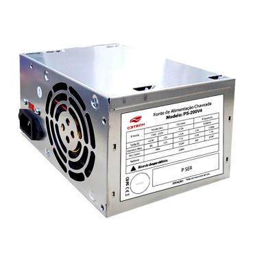 Imagem de Fonte C3Tech PS-200V4, 200W Reais, Bivolt Manual