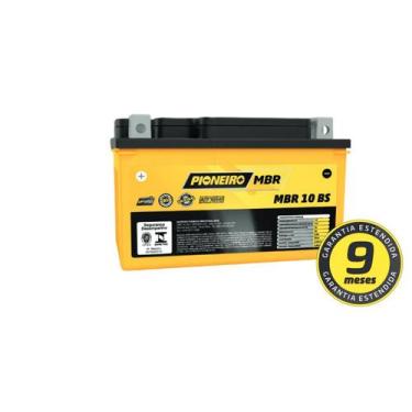 Imagem de Bateria Moto Pioneiro Mbr 10 Bs 12v 8,6ah- Cb500