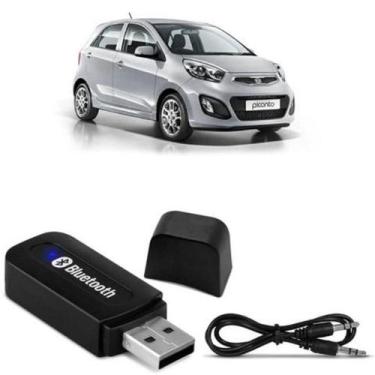 Imagem de Adaptador Receptor Bluetooth Carro Usb P2 Som Automotivo - Bora Colega