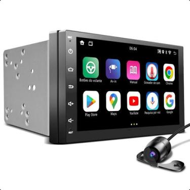 Imagem de Central Multimídia Mp5 2 Din Universal 7 Polegadas Android 13 Carplay 