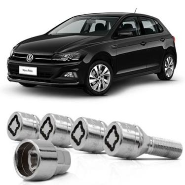Imagem de Kit Parafuso Antifurto 25CRA - Volkswagen Novo Polo Todos - RODAFUSO/R