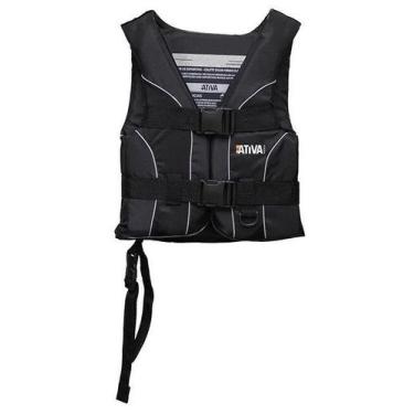 Imagem de Colete Salva Vidas Jet Ski Classe V Homologado Ativa Tam PP, Preto