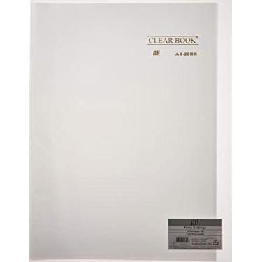 Imagem de Pasta Catálogo Clear Book A3 com 20 Folhas de Plástico - Yes - CRISTAL