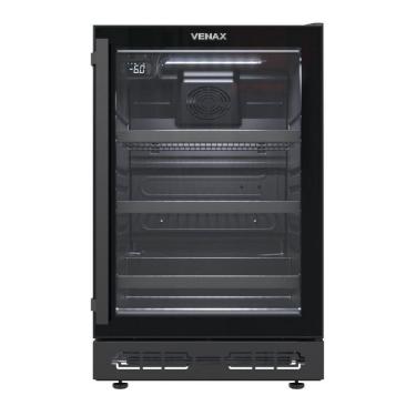 Imagem de Cervejeira Venax Top Light In 100 82L Com Opção De Embutir 34 Garrafas Preto Fosco 220V