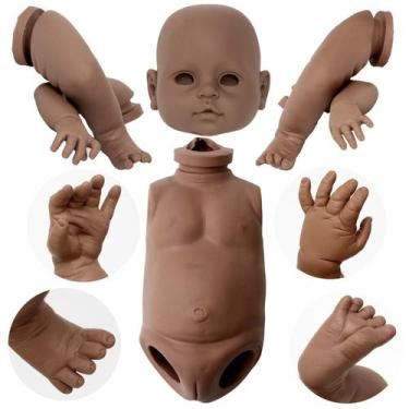 Imagem de Kit Bebê Reborn Molde Diva Com Torso Menina Soft + Olho - Cegonha Rebo