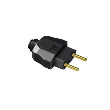 Imagem de  plug macho 180 2 polos 10a preto  - weg