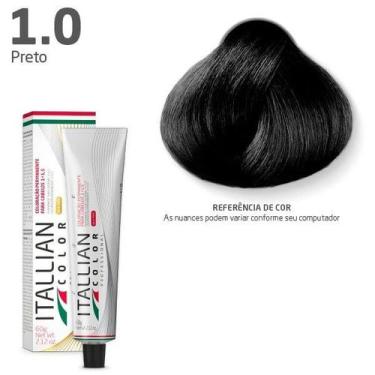 Imagem de Coloração Itallian Color Preto 1.0 60g