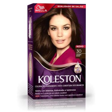 Imagem de Kit Tintura Koleston Castanho Escuro 30