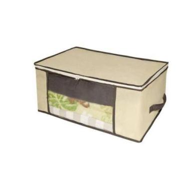 Imagem de Caixa Organizadora Multiuso Em Tnt Com Visor 45 X 45 X 20Cm - Kehome, 