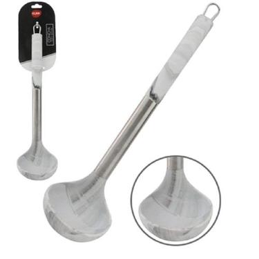 Imagem de Concha De Silicone, Nylon E Inox P/ Molho Utensilio Cozinha - Clink