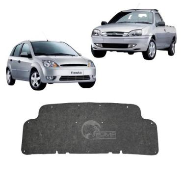 Imagem de Forro Manta De Capo Fiesta Courier 2004 05 06 07 08 a 2013 Presilha Ad