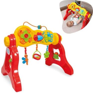 Imagem de Centro de Atividades Infantil Play Gym 3 em 1 com Som, Colorido