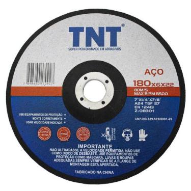 Imagem de Disco Desbaste TNT 180 x 6,0 x 22,0