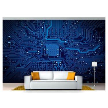 Imagem de Papel De Parede Tecnologia Finanças Computação 7,50M² Tec04 - Você Dec