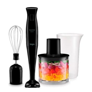 Imagem de Mixer Elgin 200W Turbo Chef 3 em 1 Preto, 220V