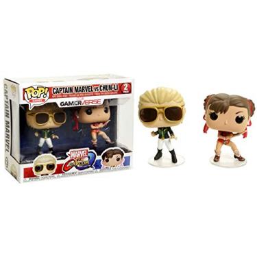 Imagem de FunkoPop! Games Marvel Vs. Capcom: Captã Marvel Vs Chun-Li
