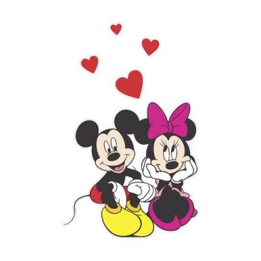 Imagem de Adesivo Aplique Genérico Mickey & Minnie Apaixonados - Resitank, Micke