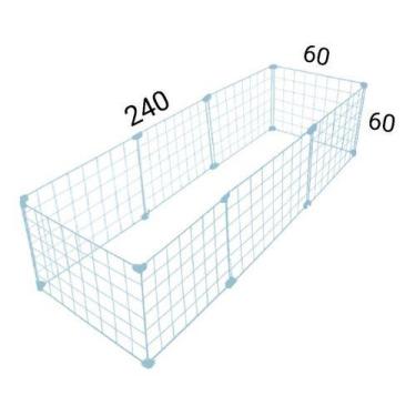 Imagem de Cercadinho Para Cães Cachorro ( Adestramento) 240x60x60 - Ecommerce Fa