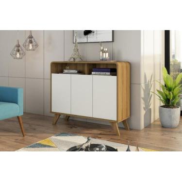 Imagem de Buffet Aparador 3 Portas Nature / Off White - ECOOS FABRIMOVEIS - FABR