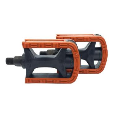 Imagem de Pedal Plataforma Sueco Nylon com Esfera Preto/Marrom - Machine Motors