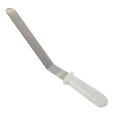 Imagem de Espátula Dobrada Com Degrau para Cortar Bolo Profissional Confeitar Co