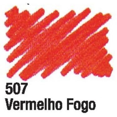 Imagem de Caneta para Tecido Acrilpen - Acrilex, 507 - VERMELHO FOGO