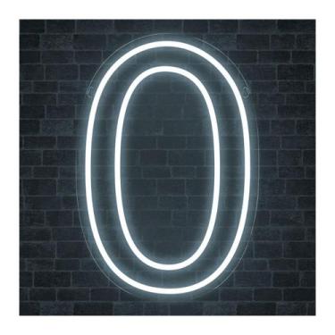 Imagem de Luminoso Numero Neon Led 50 Cm Festa De 0 A 9 - Art Studio Design, 0, 