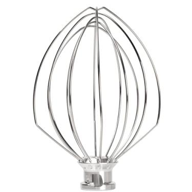 Imagem de Acessório de chicote de arame para batedeira KitchenAid de 5 litros, bata de substituição K5AWW de 6 fios, agitador de creme de ovo, batedor de maionese para bolo