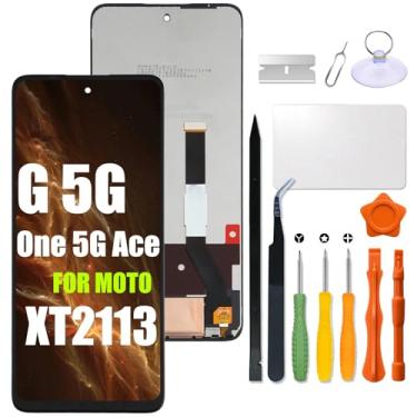 Imagem de Substituição para tela LCD Motorola Moto One 5G Ace para Moto G 5G / ONE 5G UW Ace XT2113-2 Montagem digitalizador de tela sensível ao toque com kit de reparo (não para ONE 5G, ONE 5G UW)