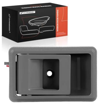 Imagem de A-Premium Maçaneta de porta interna compatível com Toyota Corolla 1988-1993, Tacoma 1995-2000, 4Runner 1989-1995, Pickup 1989-1995, Tercel 1987-1990 e Geo Prizm 1989-1992, cinza, substituição #