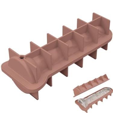 Imagem de Molde de cubo de gelo de brincadeira para adultos, modelo de cubo de gelo engraçado personalizado de silicone para copo Stanley, ferramenta de molde de blocos de gelo DIY para uísque, coquetéis, café,