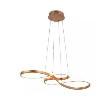 Imagem de Lustre pendente LED Nitrolux moderno sala quarto 40W LP-016