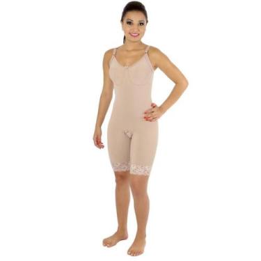 Imagem de Cinta Modeladora - Modelo Macaquinho Tamanho P Nude - Modeladores 'Cor