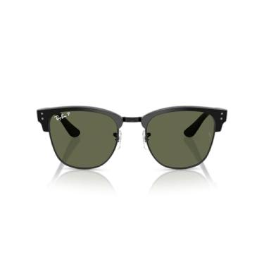 Imagem de Óculos de Sol Ray-Ban Polarizado Clubmaster Reverse 0RBR0504S 67839A Tam 54 / Preto - Lentes Verde