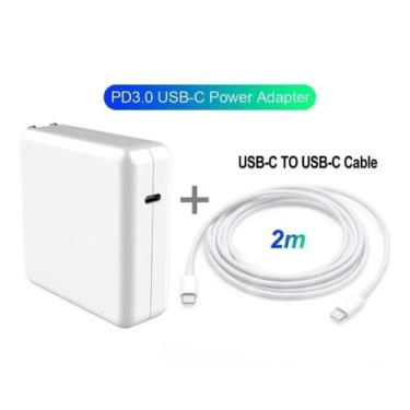 Imagem de Fonte Carregador Usbc 61w Macbook Pro Air iPad iPhone Galaxy - AC Adap