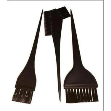 Imagem de Kit de Pincéis para Tintura de Cabelo Coloração - SQ-1514 - ds