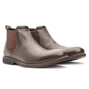 Imagem de Botina Bota Masculina Chelsea Boots Couro Leg Comfort Gel - São Tome, 