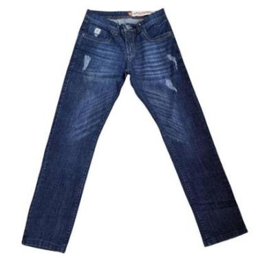 Imagem de Calça Jeans Masculina Wolfgan Reta Azul Escuro-Masculino