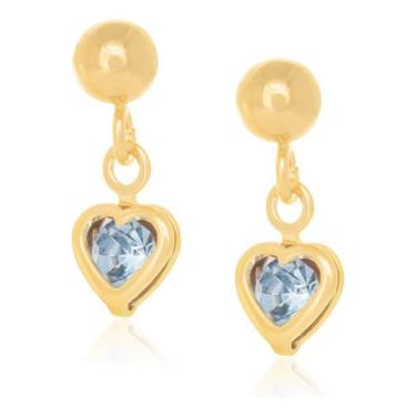 Imagem de Brinco Base Bola Lisa Formado Por Coração 522396 - Rommanel, Rosa, uni