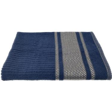 Imagem de Kit 3 Toalha de Banho Grossa 75x140cm - 400g - Dugu, Azul 