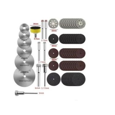 Imagem de Kit 63 Pçs Discos Micro Retifica Dremel - Fox tools 