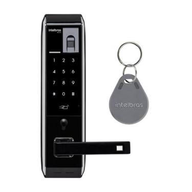 Imagem de Fechadura digital maçaneta reversível FR330 Intelbras 100Tag