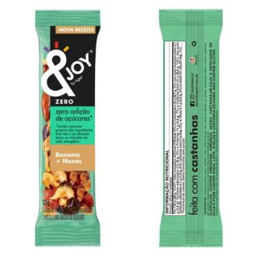 Imagem de Barra &Joy Zero Banana e Nozes 2uni de 25g - Enova