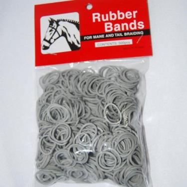 Imagem de Banda elástica para pelos rubber bands importada cinza